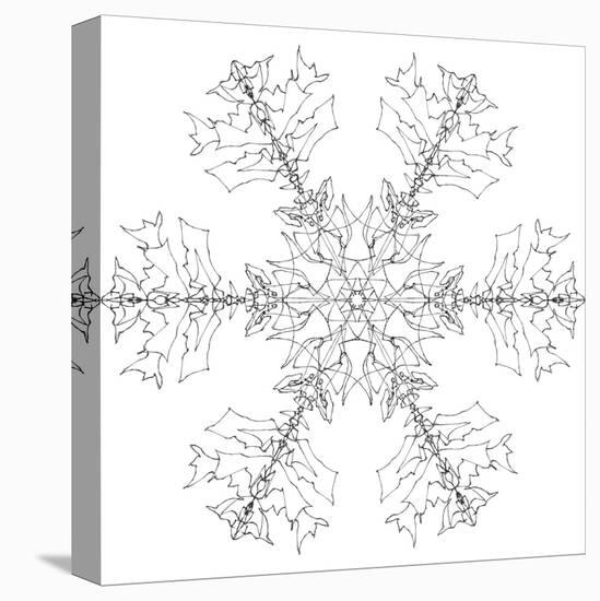 Snowflake 6-RUNA-Stretched Canvas