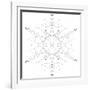 Snowflake 7-RUNA-Framed Giclee Print