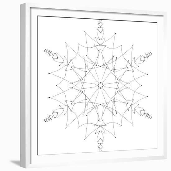 Snowflake 7-RUNA-Framed Giclee Print