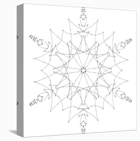 Snowflake 7-RUNA-Stretched Canvas