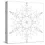 Snowflake 7-RUNA-Stretched Canvas