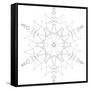 Snowflake 7-RUNA-Framed Stretched Canvas