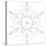 Snowflake 7-RUNA-Stretched Canvas