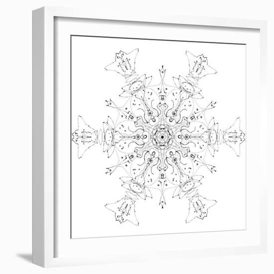 Snowflake 8-RUNA-Framed Giclee Print