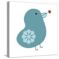 Snowflake Bird-Carla Martell-Stretched Canvas