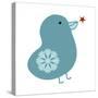 Snowflake Bird-Carla Martell-Stretched Canvas
