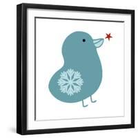 Snowflake Bird-Carla Martell-Framed Premium Giclee Print