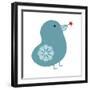 Snowflake Bird-Carla Martell-Framed Premium Giclee Print