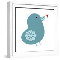 Snowflake Bird-Carla Martell-Framed Premium Giclee Print