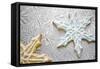 Snowflake Cookies-null-Framed Stretched Canvas