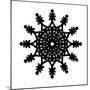 Snowflake III-Sasha-Mounted Giclee Print