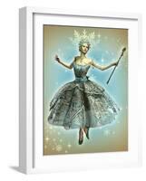 Snowflake Princess-Atelier Sommerland-Framed Art Print