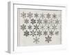 Snowflake Research, 18th Century-Middle Temple Library-Framed Photographic Print