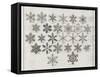 Snowflake Research, 18th Century-Middle Temple Library-Framed Stretched Canvas