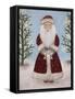 Snowflake Santa-Tina Nichols-Framed Stretched Canvas