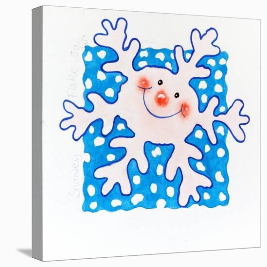 Snowflake Square-Tony Todd-Stretched Canvas