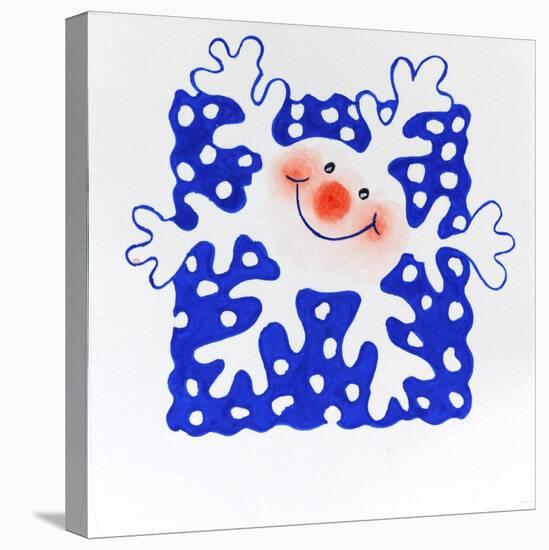 Snowflake Square-Tony Todd-Stretched Canvas