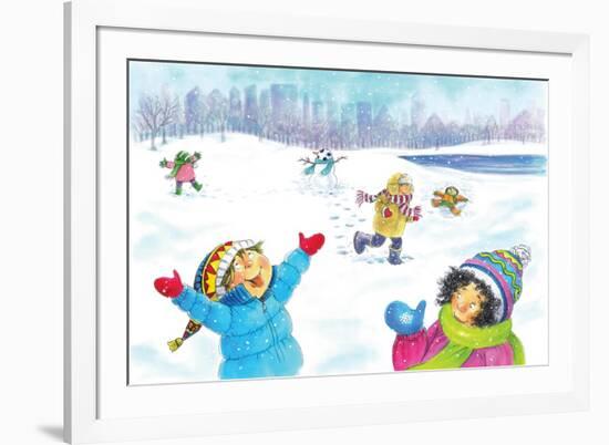 Snowflakes - Humpty Dumpty-Amy Wummer-Framed Giclee Print