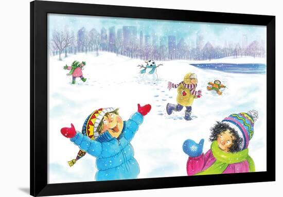 Snowflakes - Humpty Dumpty-Amy Wummer-Framed Giclee Print