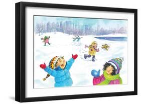 Snowflakes - Humpty Dumpty-Amy Wummer-Framed Giclee Print