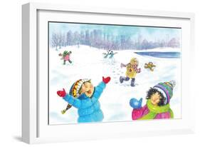 Snowflakes - Humpty Dumpty-Amy Wummer-Framed Giclee Print