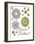 Snowflakes & Polka Dots-Cyndi Lou-Framed Giclee Print