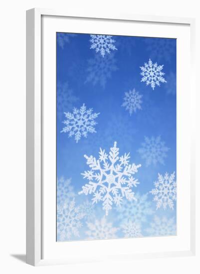 Snowflakes-null-Framed Photographic Print