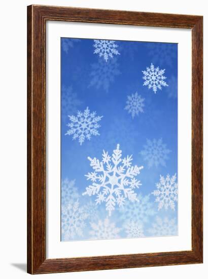 Snowflakes-null-Framed Photographic Print