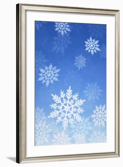 Snowflakes-null-Framed Photographic Print