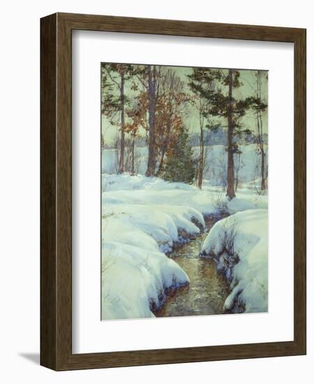 Snowladen Brook, Walter Launt Palmer (1854-1932)-Walter Launt Palmer-Framed Giclee Print