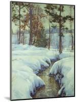 Snowladen Brook, Walter Launt Palmer (1854-1932)-Walter Launt Palmer-Mounted Giclee Print