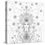 Snowmaid 4 Coloring-RUNA-Stretched Canvas