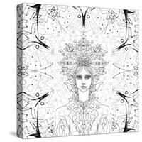 Snowmaid 5 Coloring-RUNA-Stretched Canvas