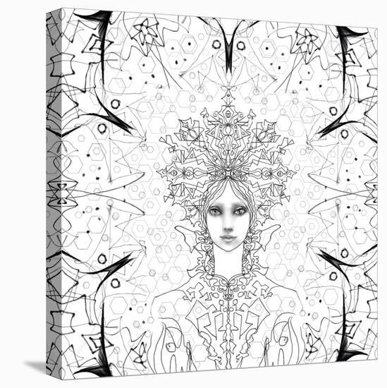 Snowmaid 5 Coloring-RUNA-Stretched Canvas