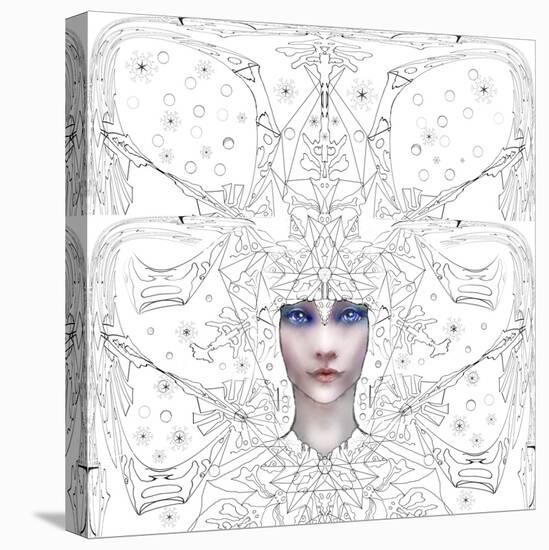 Snowmaid 6 Coloring-RUNA-Stretched Canvas