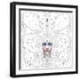 Snowmaid 6 Coloring-RUNA-Framed Giclee Print