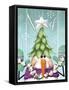 Snowman 2 Treehat-Margaret Wilson-Framed Stretched Canvas