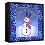 Snowman 2-Kimura Designs-Framed Stretched Canvas