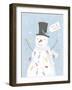 Snowman-A-Glow-Clara Wells-Framed Giclee Print