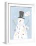 Snowman-A-Glow-Clara Wells-Framed Giclee Print