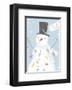 Snowman-A-Glow-Clara Wells-Framed Art Print