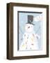 Snowman-A-Glow-Clara Wells-Framed Art Print