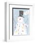 Snowman-A-Glow-Clara Wells-Framed Art Print