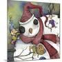 Snowman and Elves-Kory Fluckiger-Mounted Giclee Print
