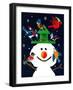 Snowman and Friends - Jack and Jill, January 1980-Allan Eitzen-Framed Premium Giclee Print