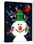 Snowman and Friends - Jack and Jill, January 1980-Allan Eitzen-Stretched Canvas