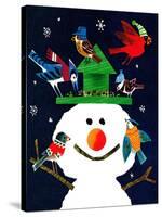 Snowman and Friends - Jack and Jill, January 1980-Allan Eitzen-Stretched Canvas