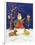 Snowman and Friends-Todd Williams-Framed Art Print