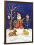 Snowman and Friends-Todd Williams-Framed Art Print