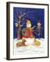 Snowman and Friends-Todd Williams-Framed Art Print